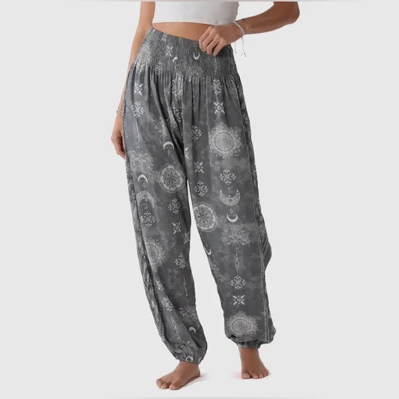 🆕🤍🌙GRAY MOON HEREM PANTS - Picture 2 of 5